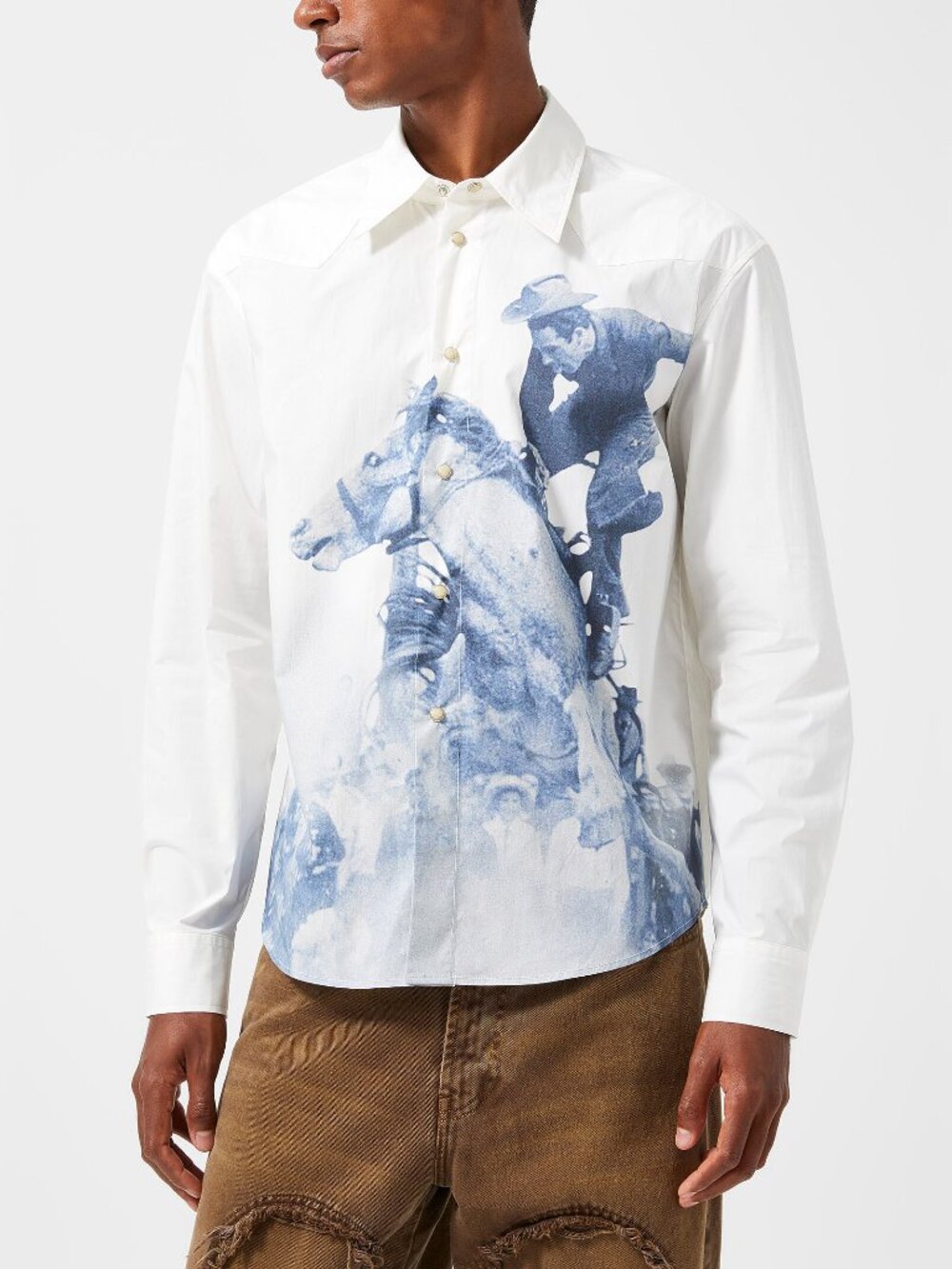 BNWT AW25 CARNE BOLLENTE x SIMONS COWBOY RODEO SHIRT M & L